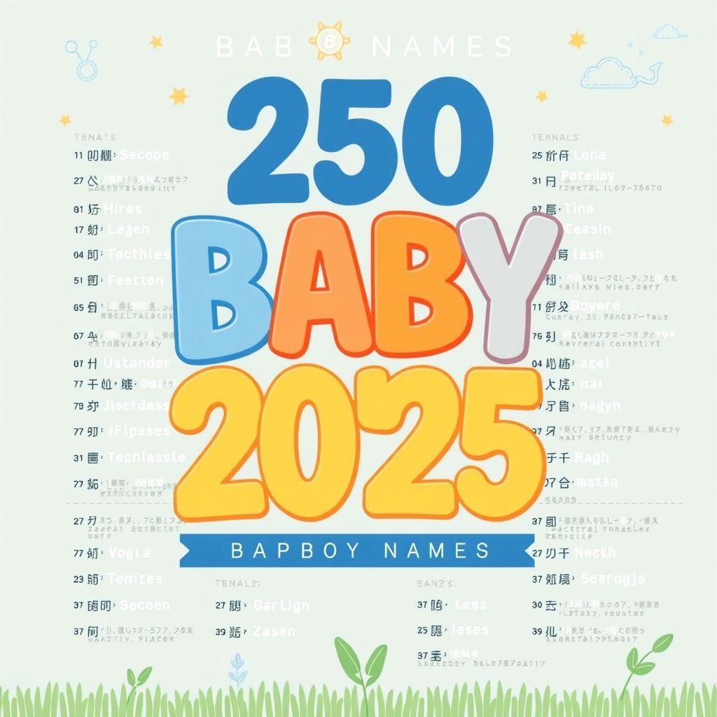 250 ชื่อลูกชายมาแรงปี 2025 ความหมายดีจนคุณต้องใช้